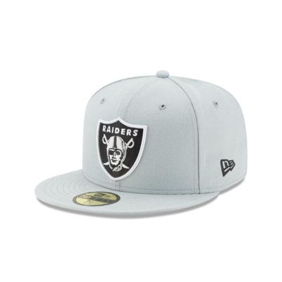 Las Vegas Raiders Gorra | New Era NFL 59fifty Fitted Cap Mexico - Grises